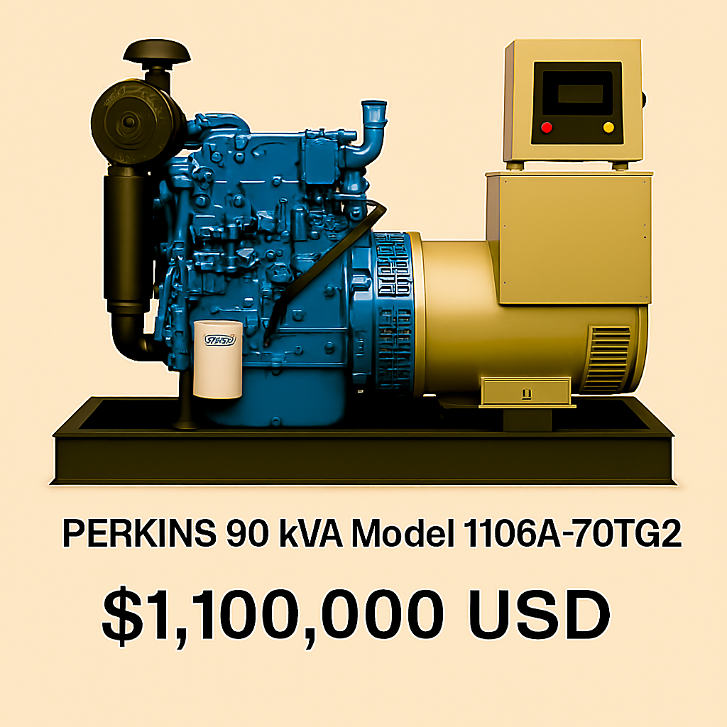 ژنراتور پرکینز ۹۰ کاوا انگلستان اصلی